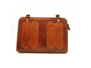کیف چرم تکه دوزی