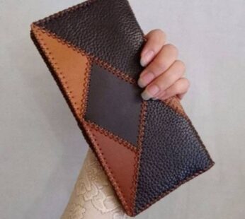 کیف چرم تکه دوزی